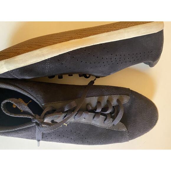 Puma Sneakers Men Size 13 Blue Suede - Picture 1 of 11